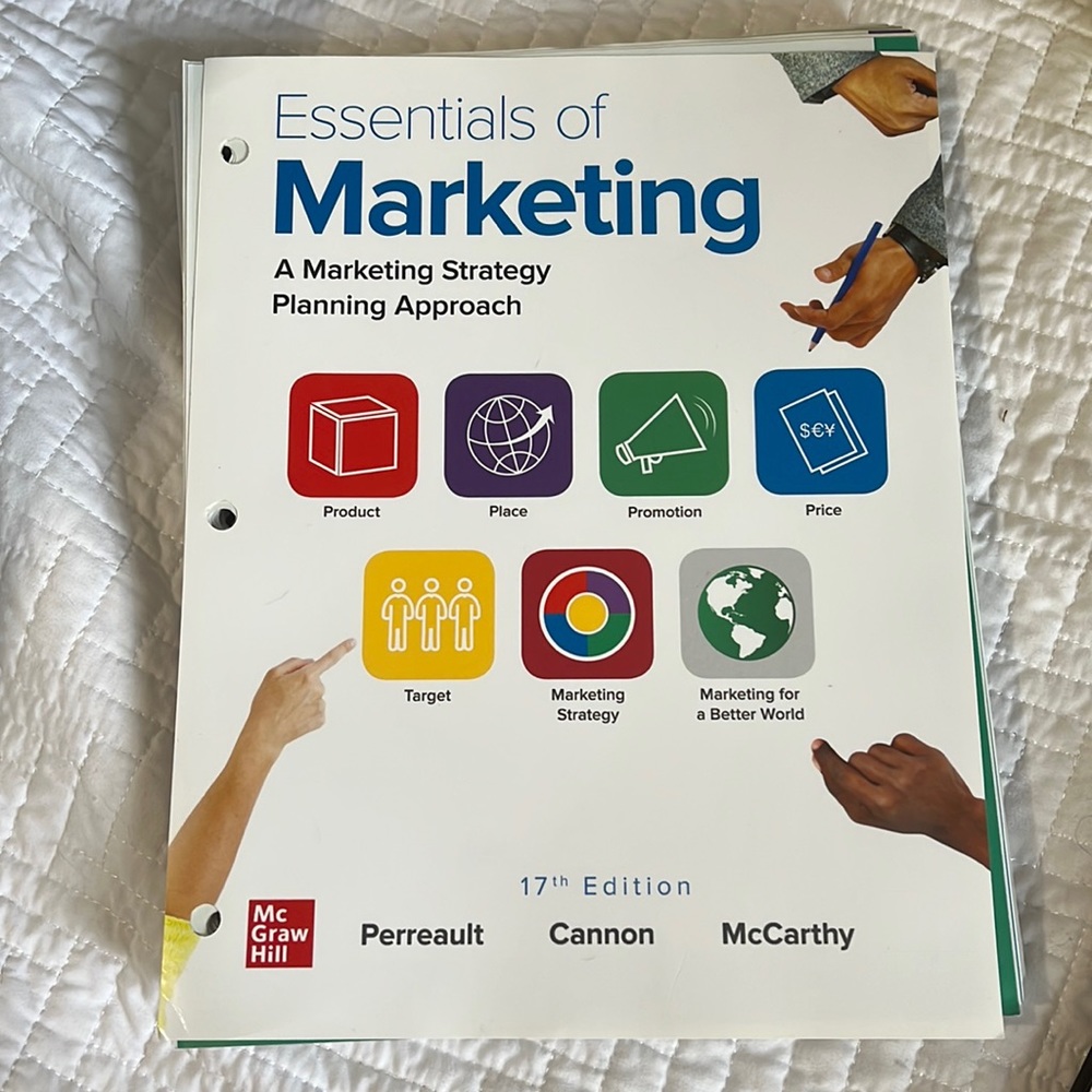 Essentials of Marketing textbook